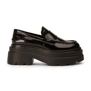 Tony Bianco Zomp Black Hi Shine Loafers